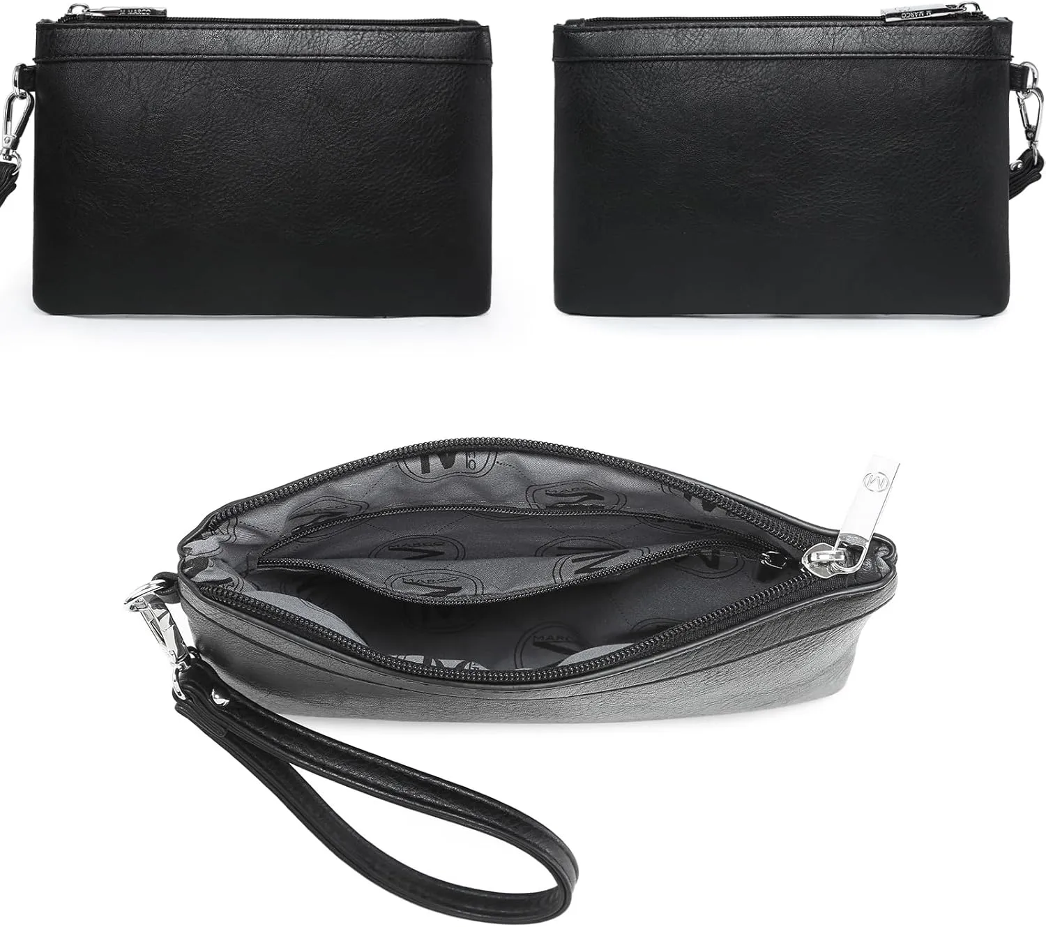 MKP COLLECTION Women Fashion Backpack Purse Multi Pockets Anti-Theft Rucksack Travel Shoulder Bag Handbag Set 2pcs