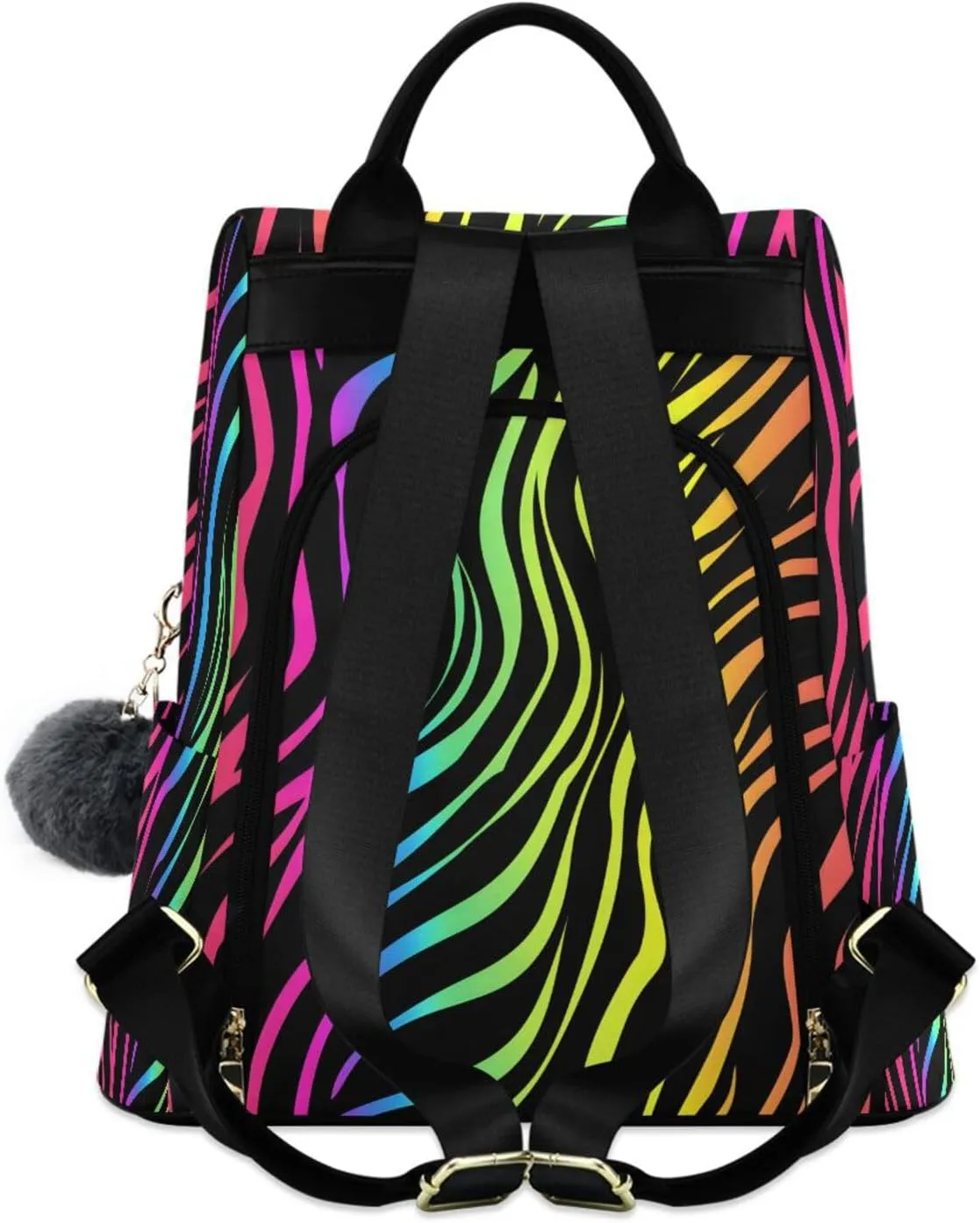 MNSRUU Women Backpack Purse Rainbow Abstract Backpack for Women Anti-theft Shoulder Bag Carry On Backpack Lightweight Rucksack Fashion Travel Ladies Bags