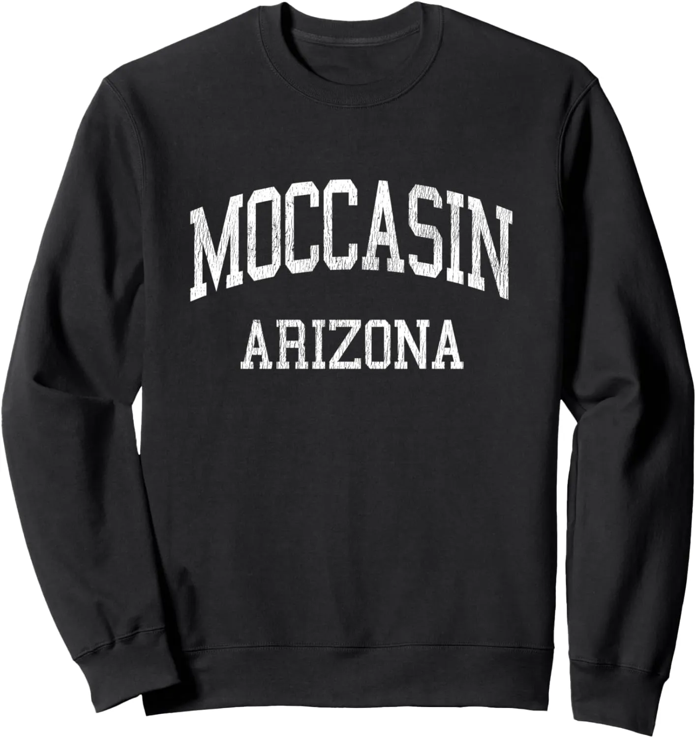 Moccasin Arizona AZ Vintage Athletic Sports Design Sweatshirt