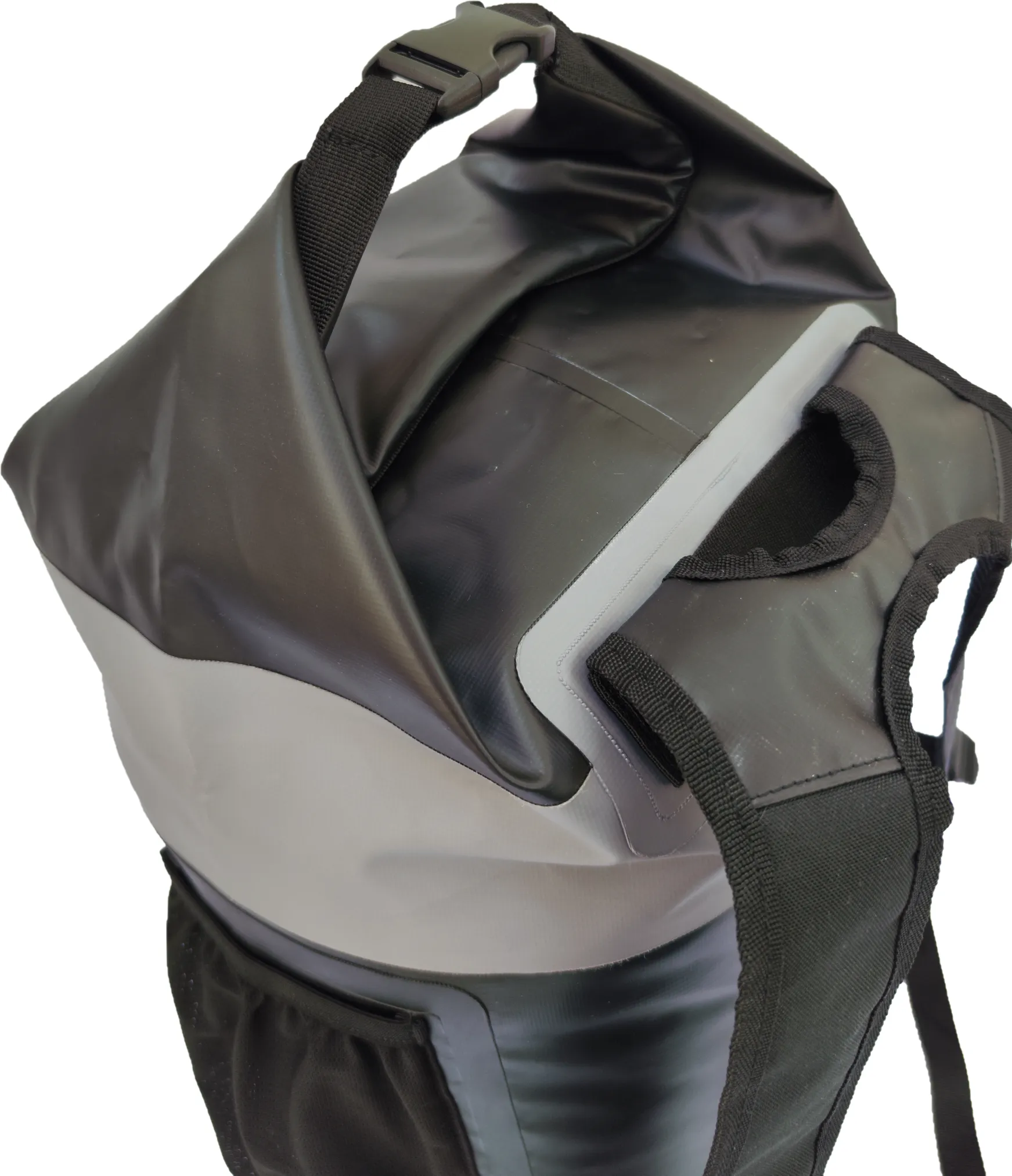 Mochila Outdoor LAFKEN 40 Lts 100% Impermeable DRYSAFE Negra