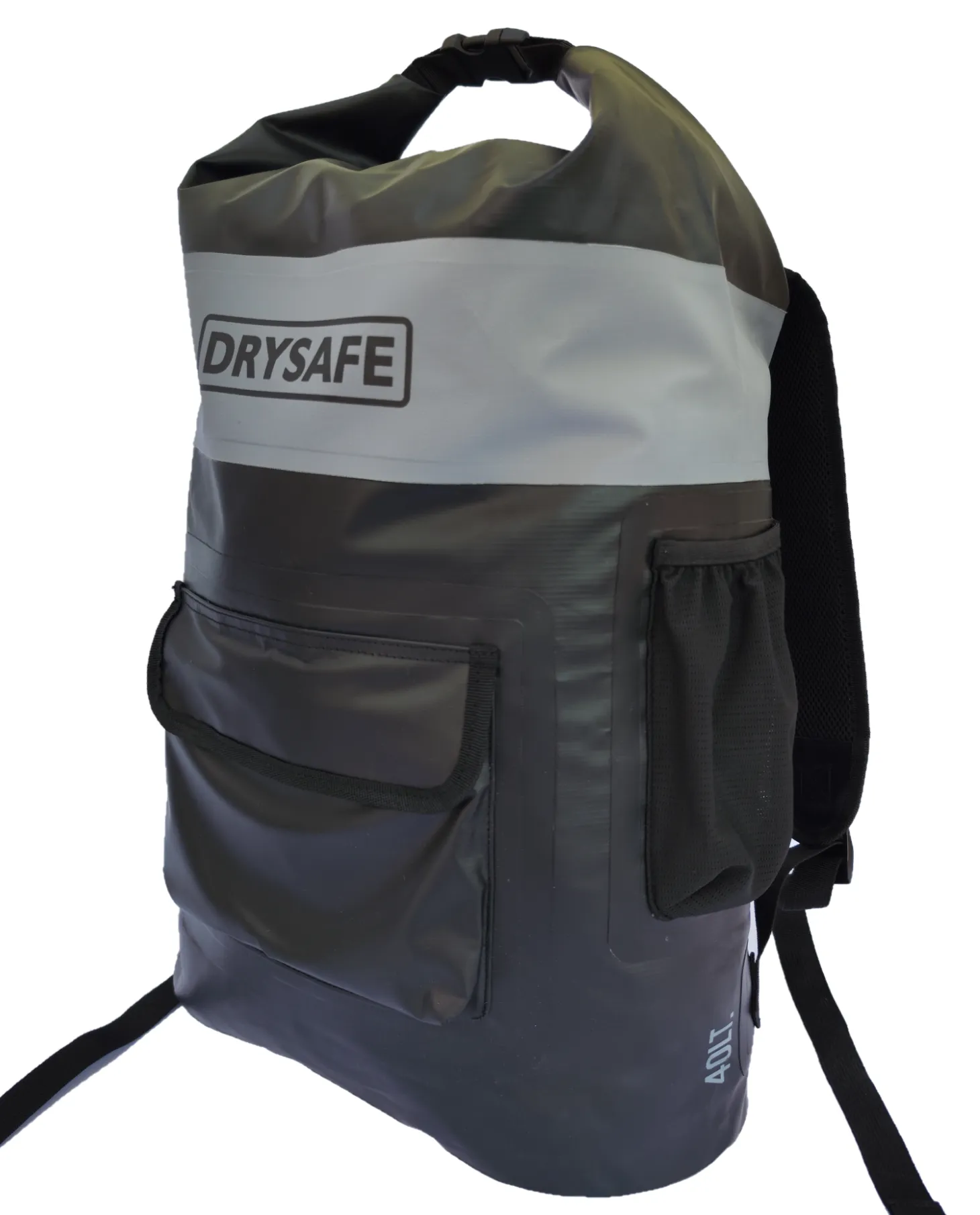 Mochila Outdoor LAFKEN 40 Lts 100% Impermeable DRYSAFE Negra