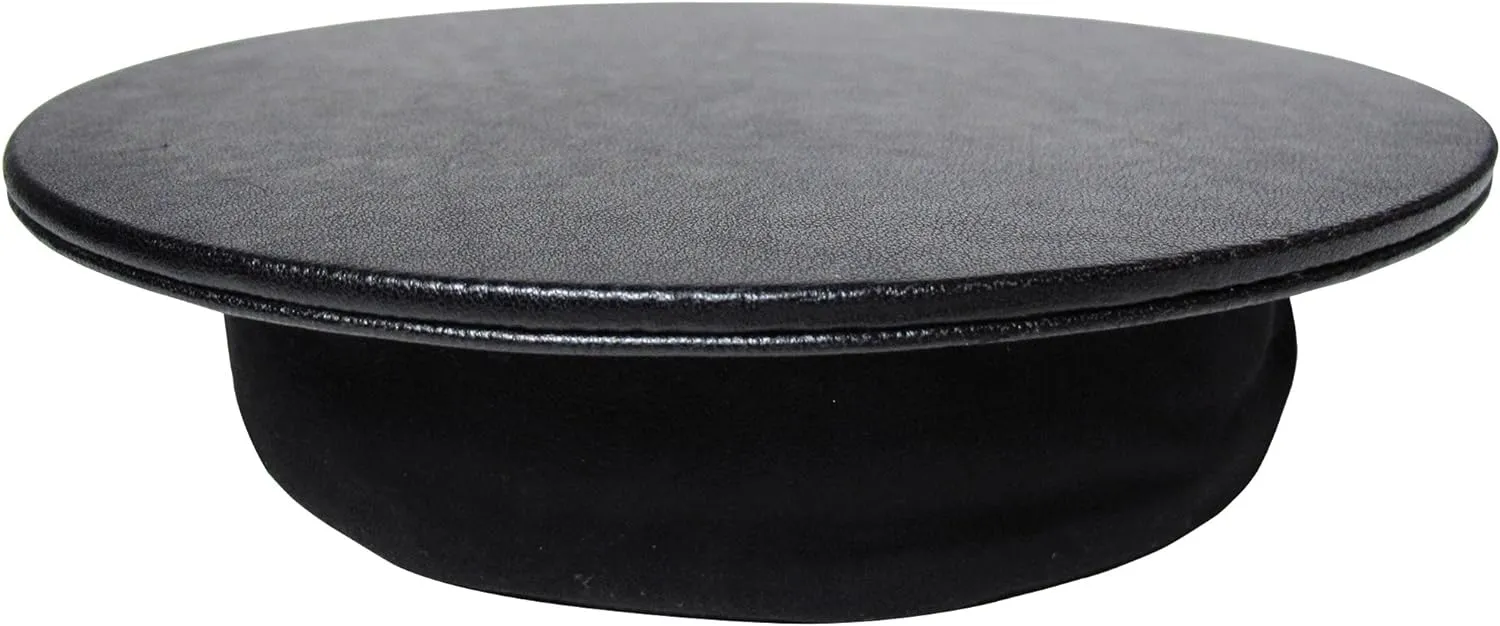 MOJO Beanbag Ergonomic Mousepad - Comfortable Mouse Pad for Sofa, Bed, Lap, Couch, and Anywhere Else (Black Leather)