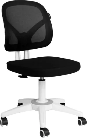 MOLENTS Swivel Computer Office Desk Chair, Low-Back Mesh Computer Chair, Ergonomic Adjustable Task Chair, Black