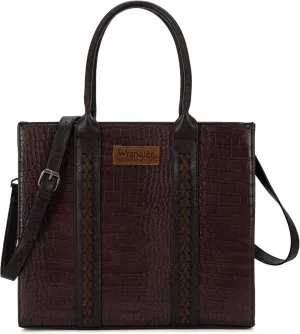 Montana West Wrangler Purse for Women Large Work Tote Bags with Strap Vintage Top-Handle Handbags
