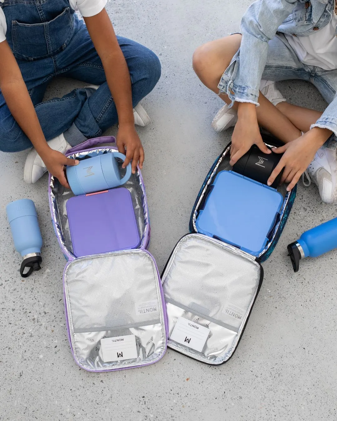 MontiiCo Insulated Lunch Bag - Block Land