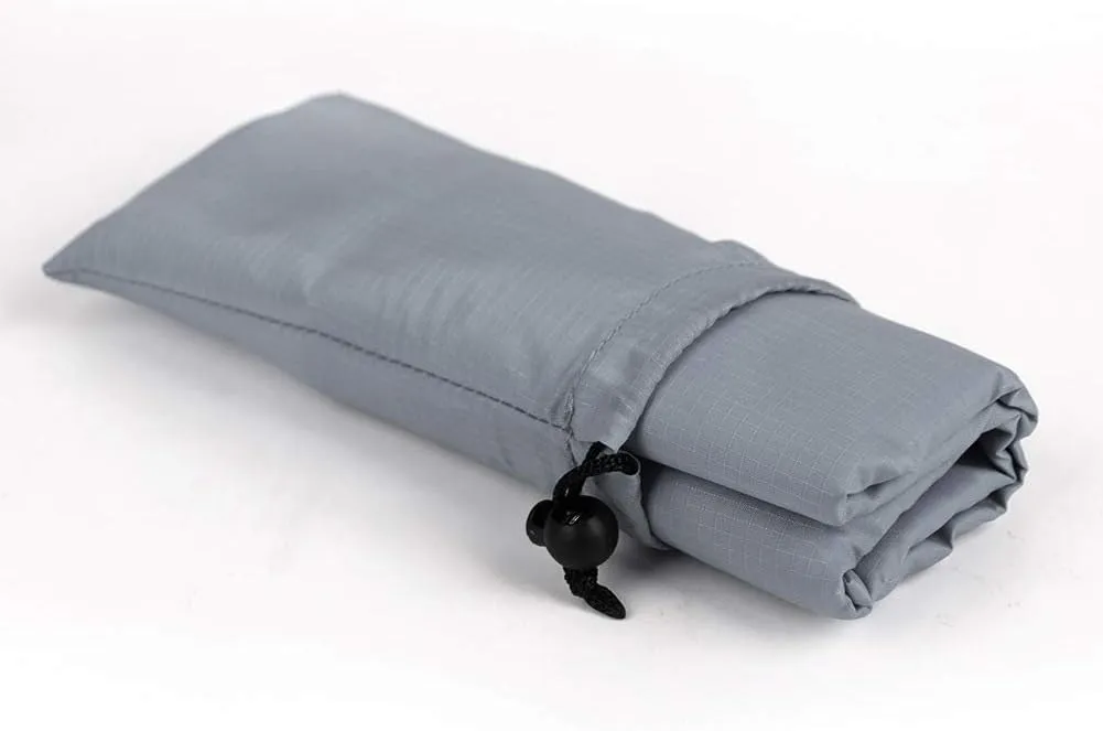 Muka Beach Blanket Portable Compact Sand-Proof Waterproof Lightweight for Outdoor Camping, Picnic, Sunbath Mat w/Fixed Piles and Storage