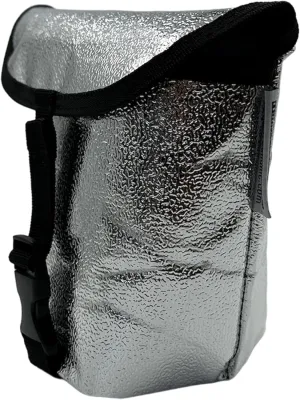 MyBand Insulated Pouch Backpackers Food Cozy - Durable Ripstop Pouch for Freeze Dried Meals - Holds Quart Size Freezer Bags - Lightweight and Packs Flat 5.5” x 7” - Keeps Meals Hot - Utensil Holder