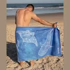 NAKIE UNDERWATER MAGIC - RECYCLED SAND FREE BEACH TOWEL