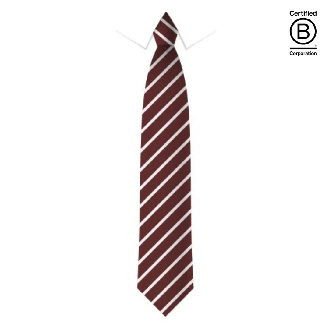 Narrow stripe eco school ties