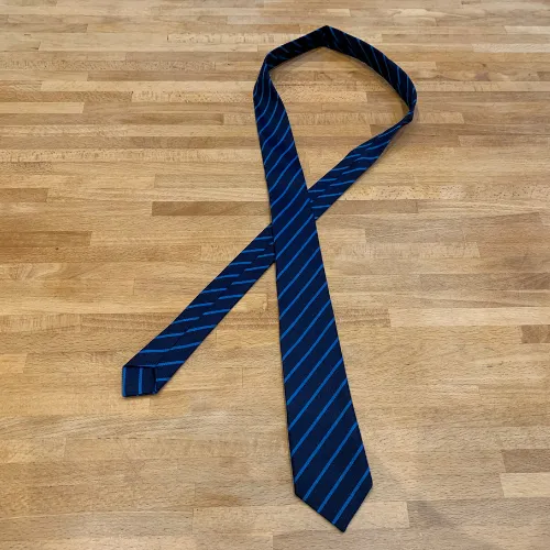 Narrow stripe eco school ties