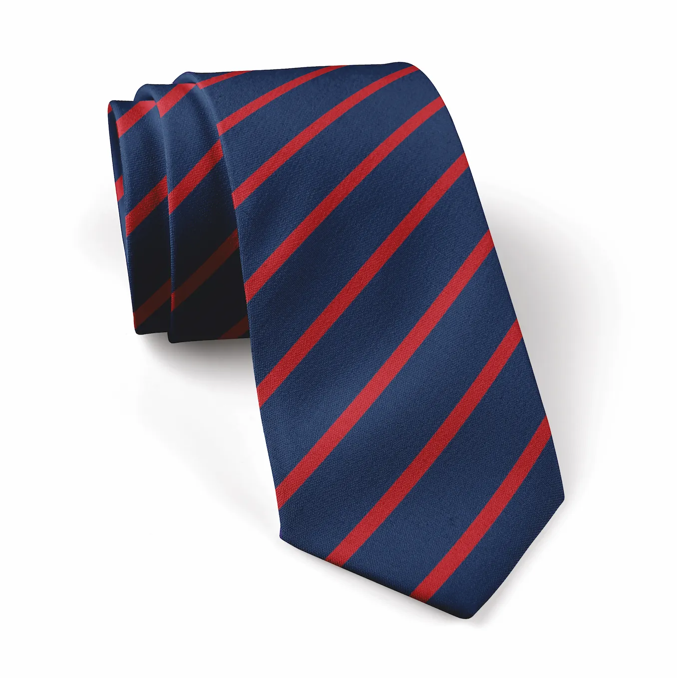 Narrow stripe eco school ties