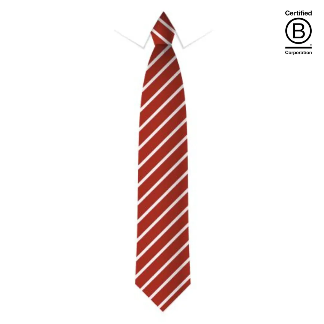 Narrow stripe eco school ties
