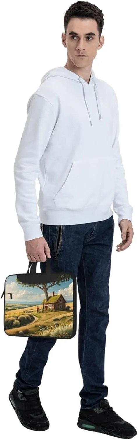 Natural Abundance Print Laptop Bag, 13-15.6 inch Work Tote Briefcase Messenger Bag Gifts for Men Women