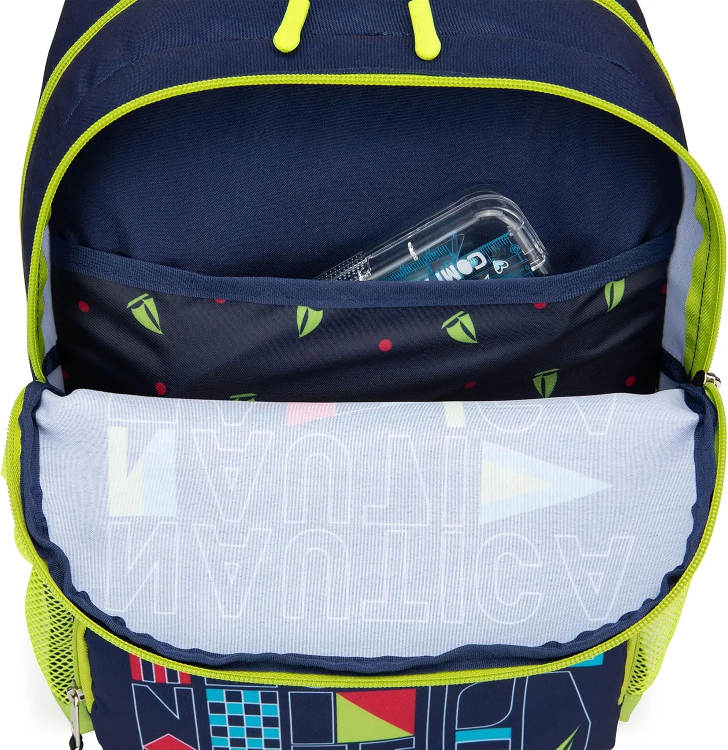 Nautica Backpack for Kids | Kindergarten, Elementary Children Backpack | 16" Tall | Flags