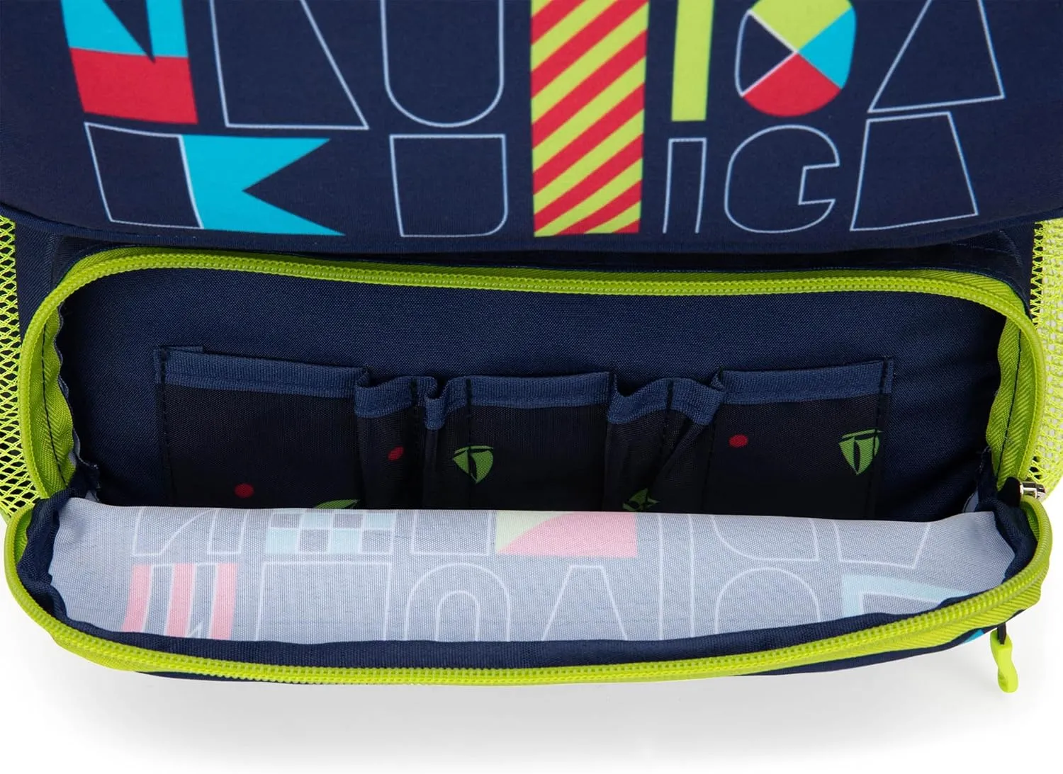 Nautica Backpack for Kids | Kindergarten, Elementary Children Backpack | 16" Tall | Flags