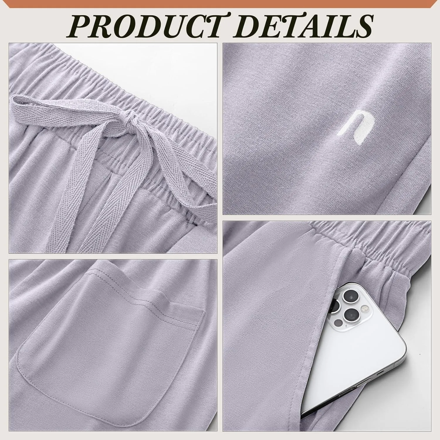 Neer 3 Pack Women's Quick Dry Shorts Women Drawstring High Waisted Bermuda Athletic Shorts with Pockets