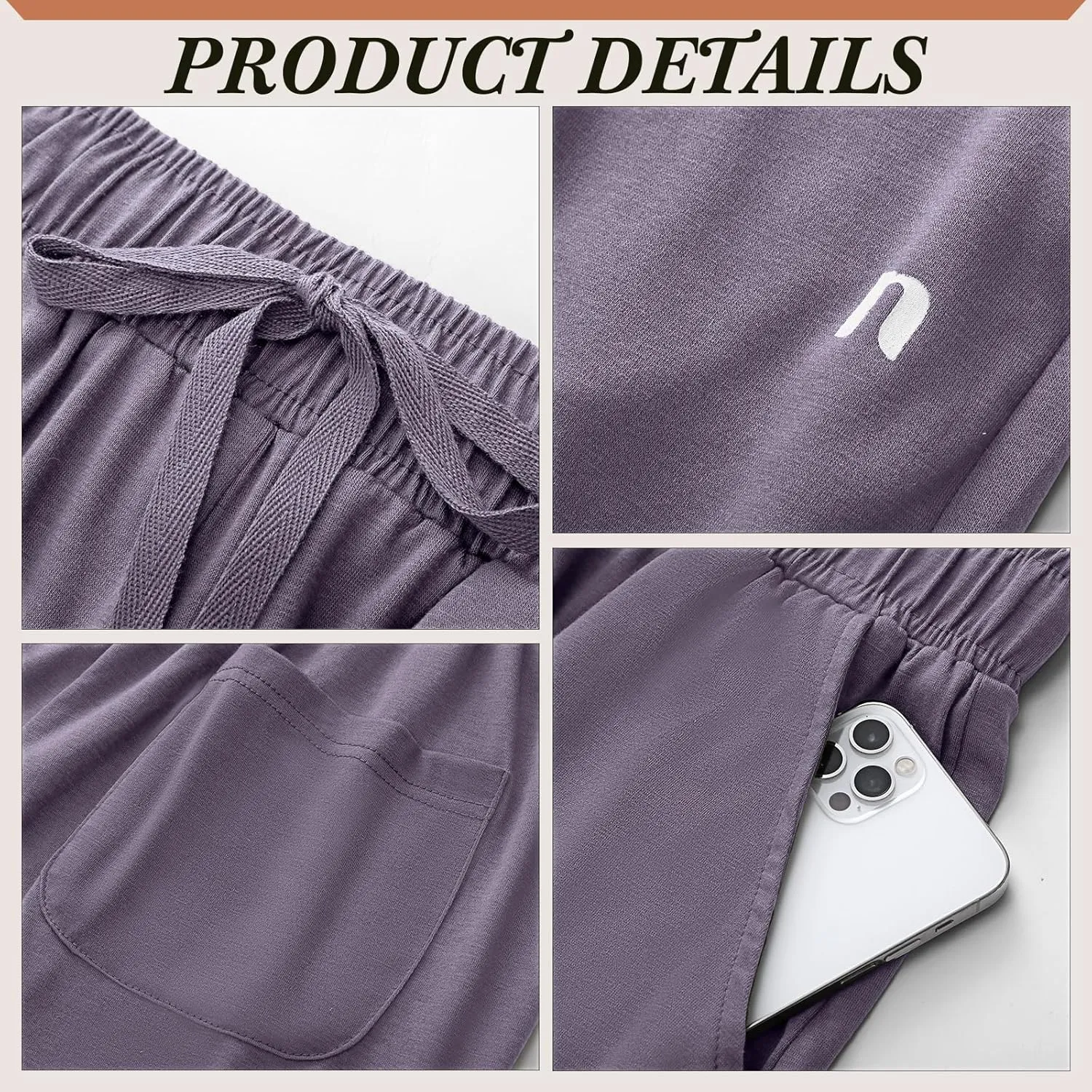 Neer 3 Pack Women's Quick Dry Shorts Women Drawstring High Waisted Bermuda Athletic Shorts with Pockets