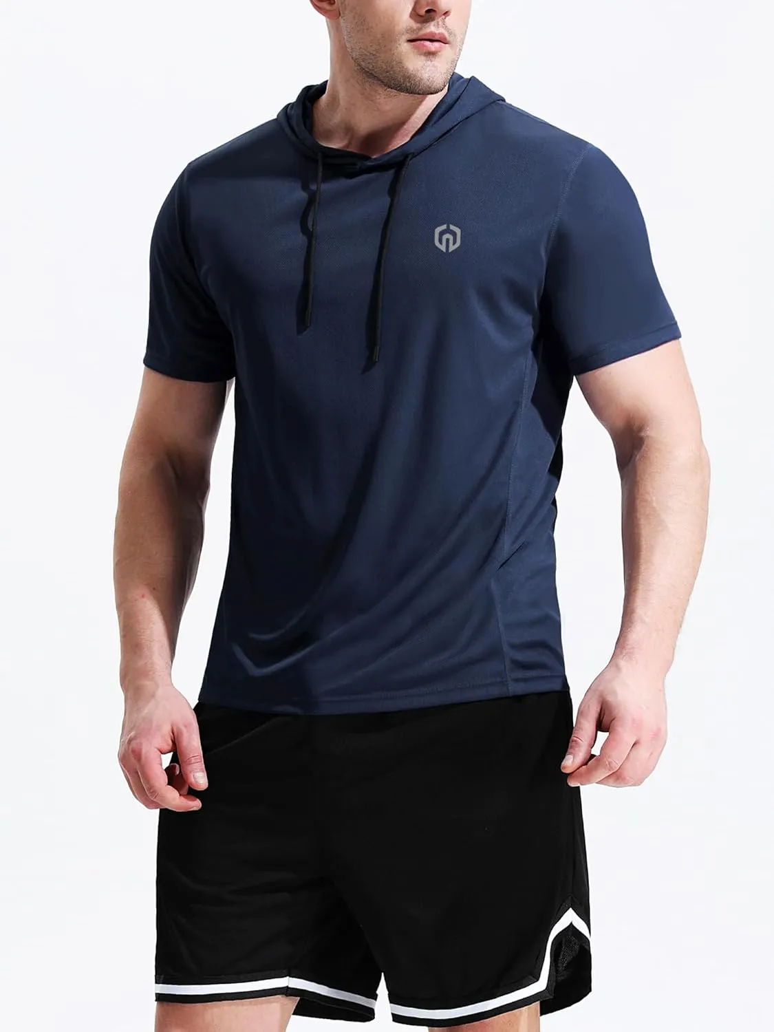 NELEUS Dry Fit Workout Athletic Muscle Tank Top Running Shirts with Hoods