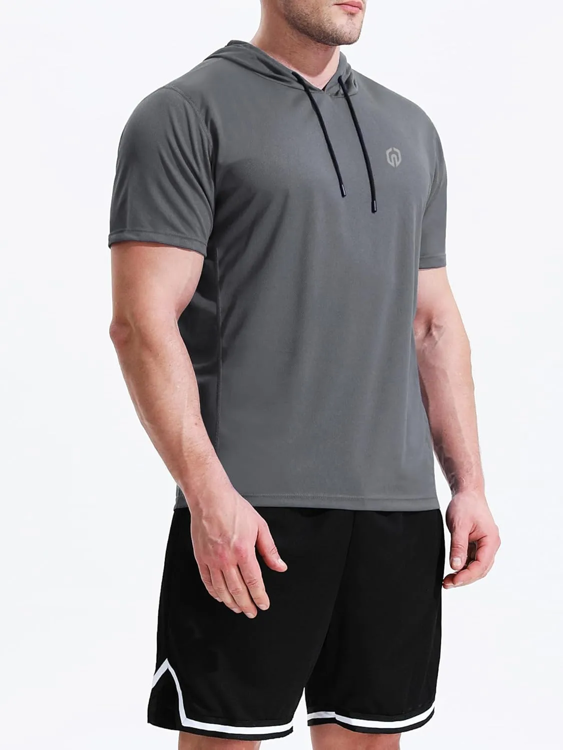 NELEUS Dry Fit Workout Athletic Muscle Tank Top Running Shirts with Hoods