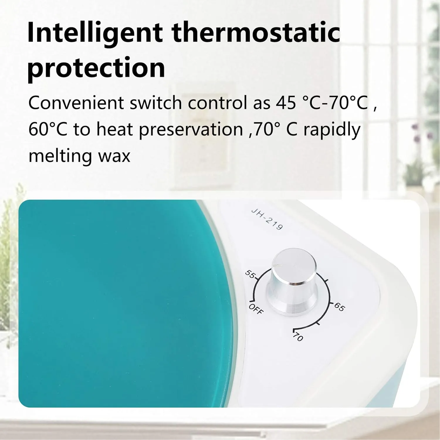 New Paraffin Wax Machine for Hand and Feet，Paraffin Bath Upgrade Spa Wax for Smoothens and Softens Dry Skin Quick Heating Paraffin Wax Warmer （Green）