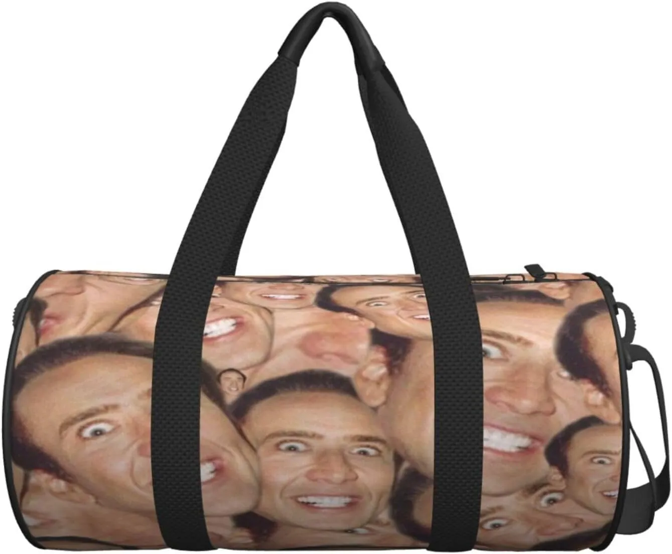 Nic-olas Cage Gym Bag for Women and Men, Gyms Waterproof Dufflebag Lightweight Carryon Gymbag