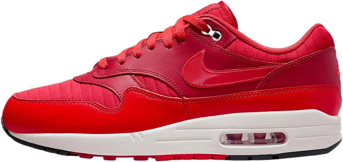 Nike Air Max 1 Men's Shoes (HQ3607-687, Gym Red/University Red/Light Crimson/Sail) Size 9