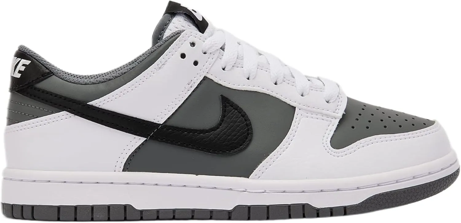 Nike Dunk Low Grade-School (HJ9202-100, White/Black)