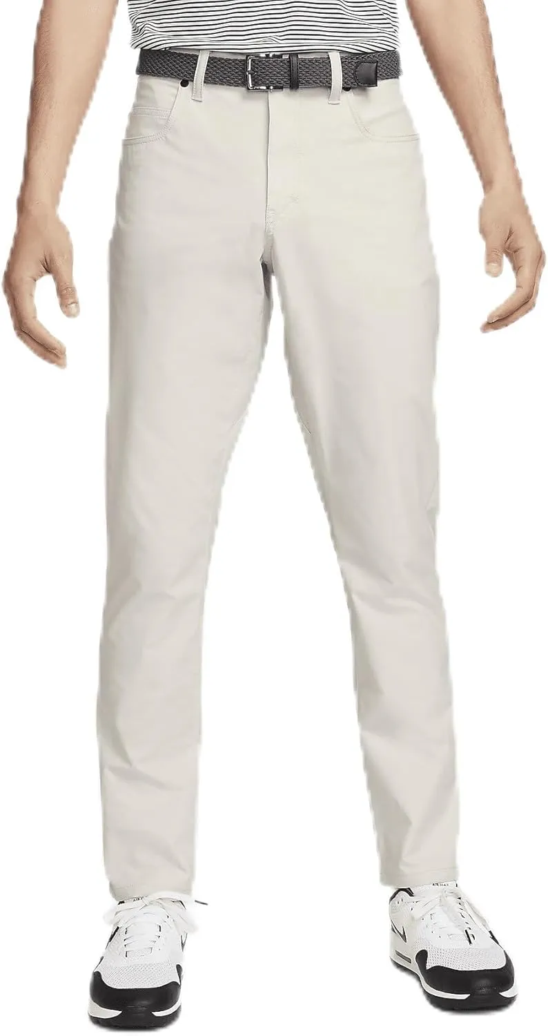 Nike Tour Men's 5-Pocket Slim Golf Pants (Light Bone/Black, FD5615-072) Size 36x32