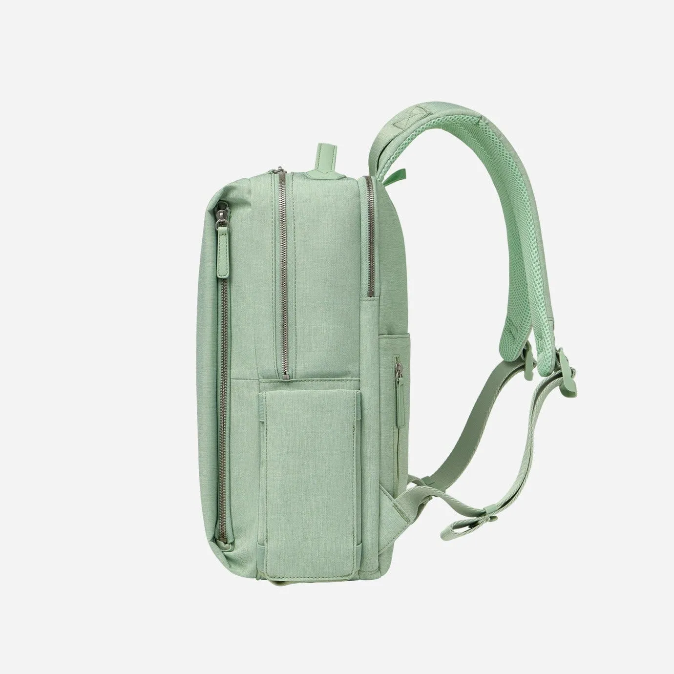 Nordace Siena Pro 13 Smart Backpack - 13.3" Laptop Backpack, 15L Daily Backpack for Travel, Everyday, or Work (Light Green)
