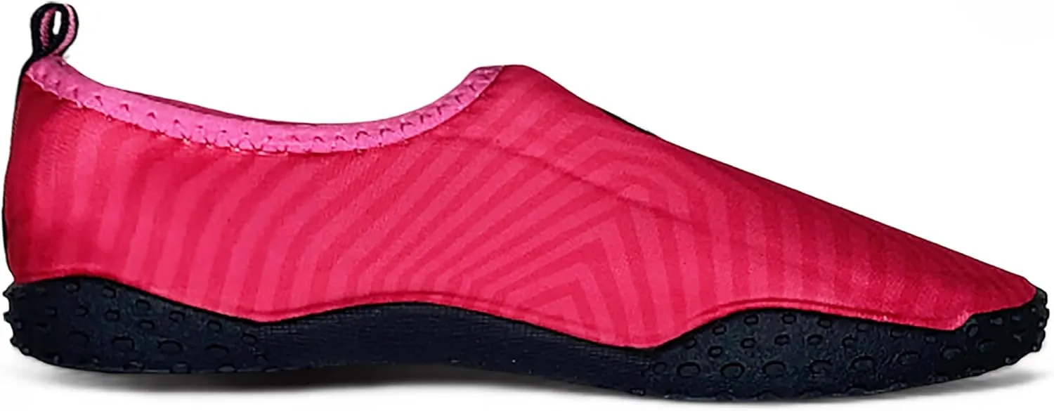 NORTY Womens Water Shoes Wave Aqua Socks - Ladies Quick Drying Waterproof Slip-Ons for Pool, Beach and Sports
