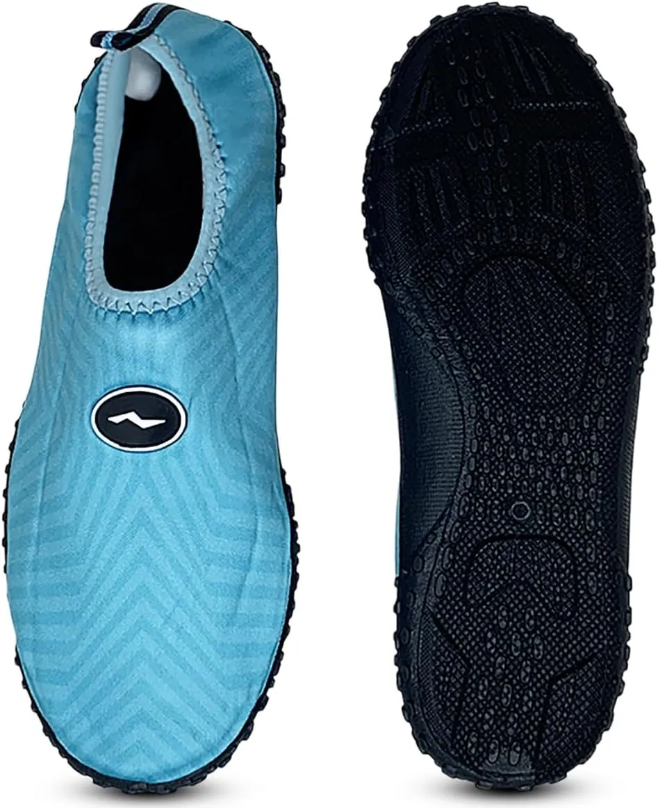 NORTY Womens Water Shoes Wave Aqua Socks - Ladies Quick Drying Waterproof Slip-Ons for Pool, Beach and Sports