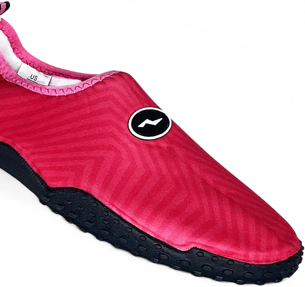 NORTY Womens Water Shoes Wave Aqua Socks - Ladies Quick Drying Waterproof Slip-Ons for Pool, Beach and Sports