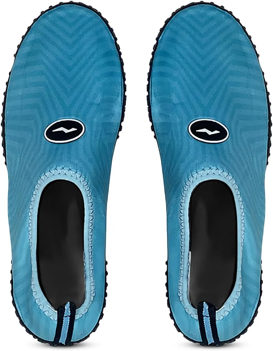 NORTY Womens Water Shoes Wave Aqua Socks - Ladies Quick Drying Waterproof Slip-Ons for Pool, Beach and Sports