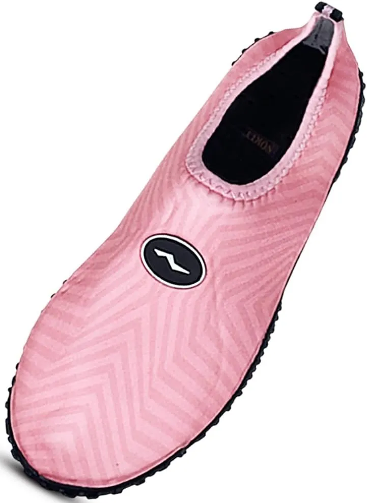 NORTY Womens Water Shoes Wave Aqua Socks - Ladies Quick Drying Waterproof Slip-Ons for Pool, Beach and Sports