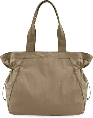 ODODOS 18L Side-Cinch Shopper Bags Lightweight Shoulder Bag Tote Handbag for Shopping Workout Beach Travel