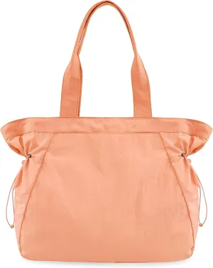 ODODOS 18L Side-Cinch Shopper Bags Lightweight Shoulder Bag Tote Handbag for Shopping Workout Beach Travel
