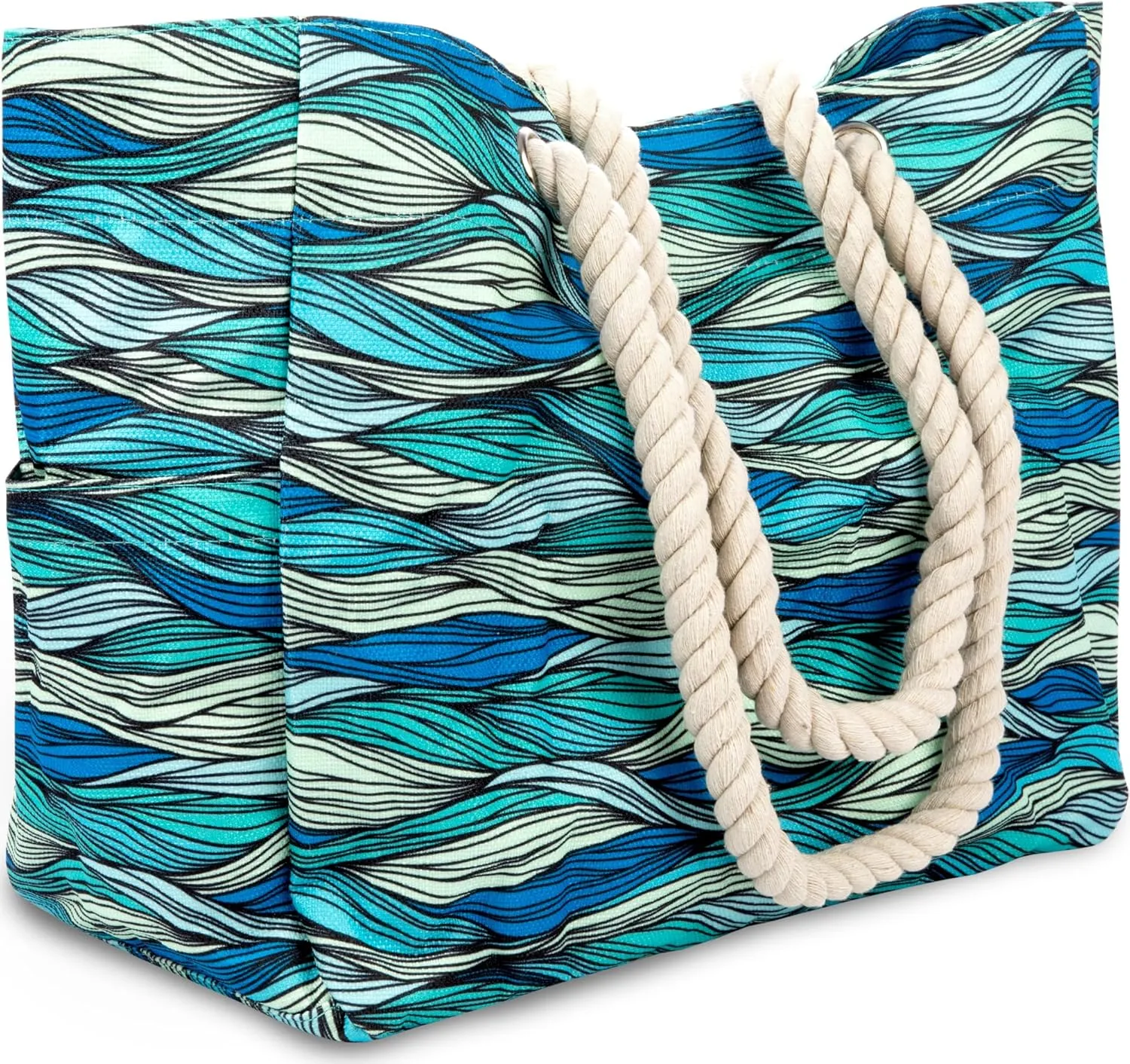 Odyseaco Beach Bag - Large Tote Bags for Women - Beach Bags Waterproof Sandproof