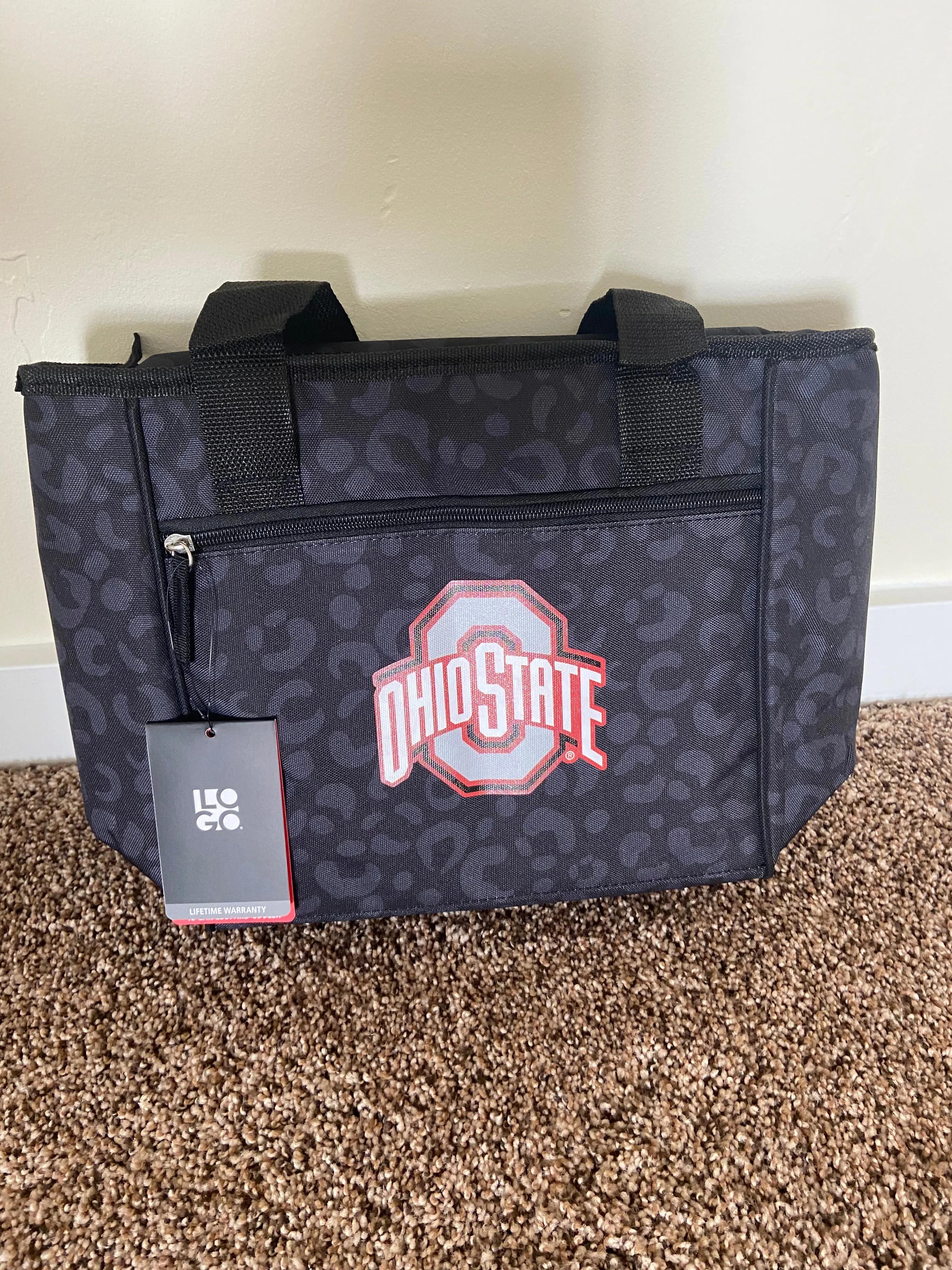 Ohio State Leopard Print Cooler Tote