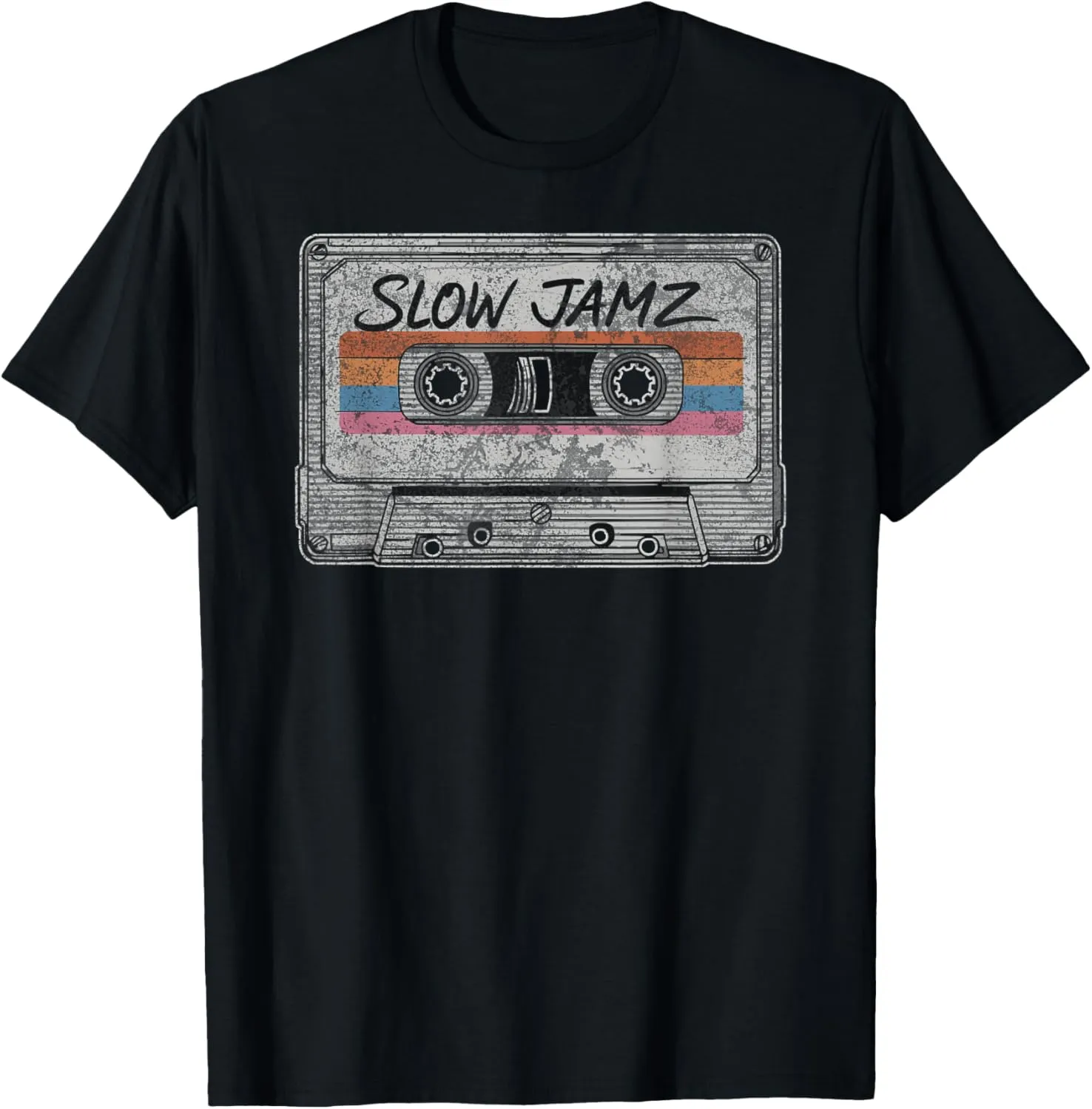 Old School Slow Jams, Jamz 80s 90s Mixtape Graphic T-Shirt