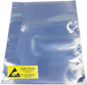 Open Top Antistatic Bag for ATX Motherboard Graphics Card GPU Electronics Anti Static Ziplock ESD Shielding Bags, 50 Pcs 12x16inch with Anti-Static Label…