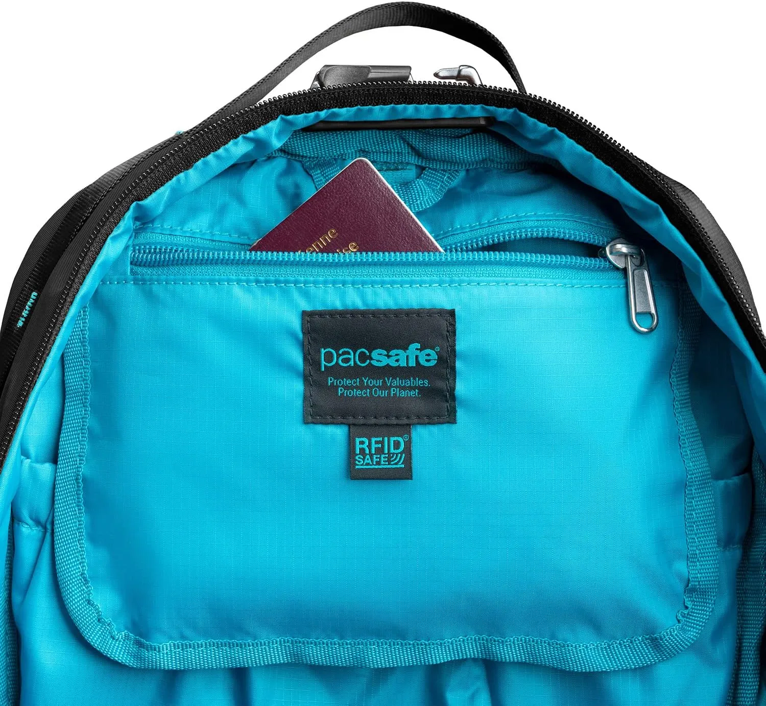 Pacsafe ECO 18L Anti Theft Backpack, ECONYL Black