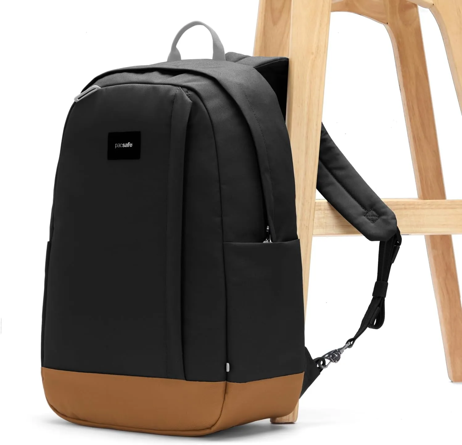 Pacsafe GO 25L Anti Theft Backpack, Jet Black