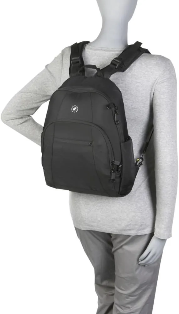 Pacsafe Metrosafe X Anti Theft 25L Backpack - With Padded 15" Laptop Sleeve, Tan