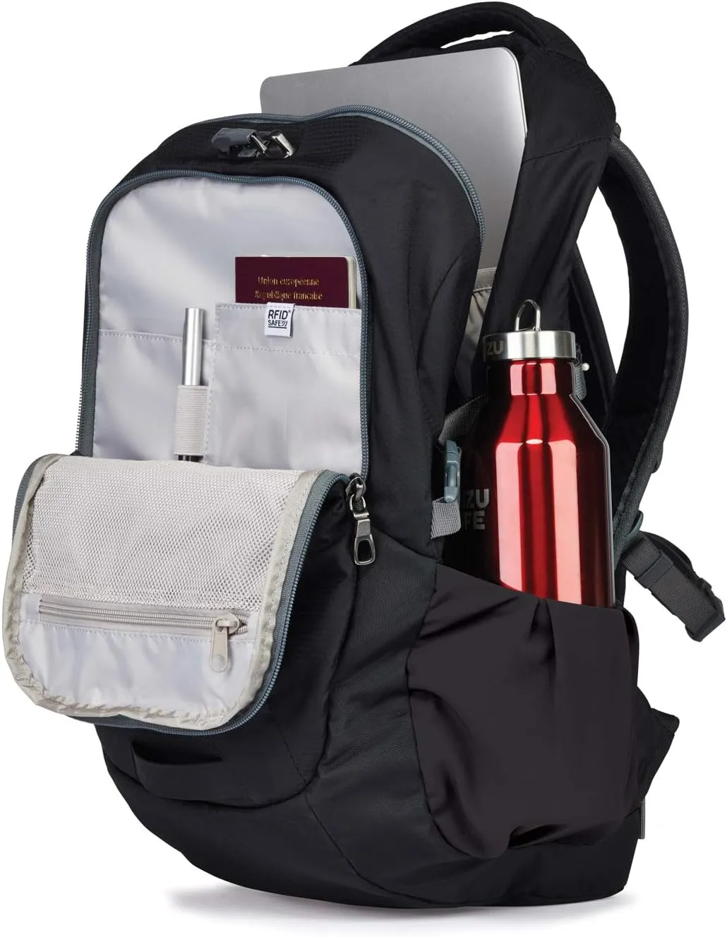 Pacsafe Venturesafe G3 25 Liter Anti Theft Travel Backpack/Daypack-Fits 15" Laptop, Black