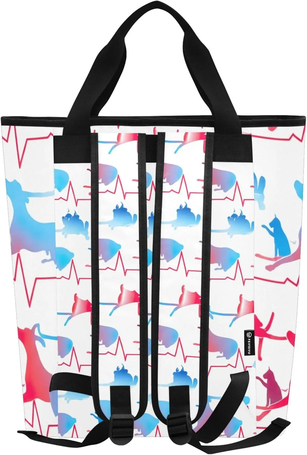 Painting Hillside Beach Landscape Cooler Bag Backpack Coolers 36 Cans Insulated Shopping Bags 13.8''x5.9''x16.5