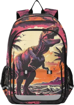 Palm Dinosaur Dino Print Backpack for Boys Middle-School Elementary Bookbags 20325668