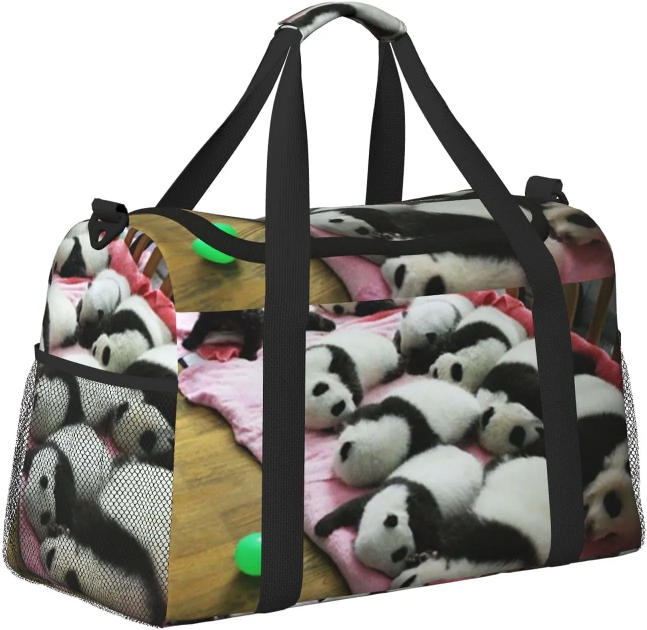 Panda Travel Duffel Bag Large Foldable Waterproof Overnight Bag For Beach Swim Bags Pool Sports Gym