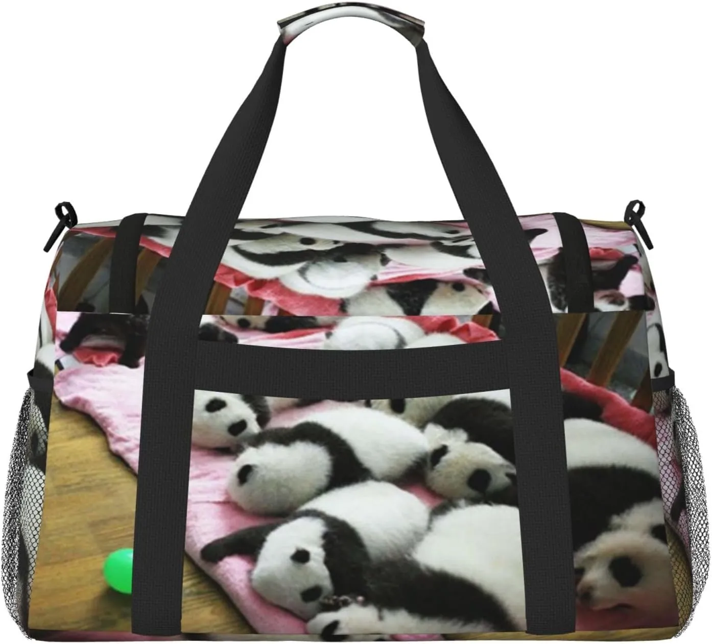 Panda Travel Duffel Bag Large Foldable Waterproof Overnight Bag For Beach Swim Bags Pool Sports Gym