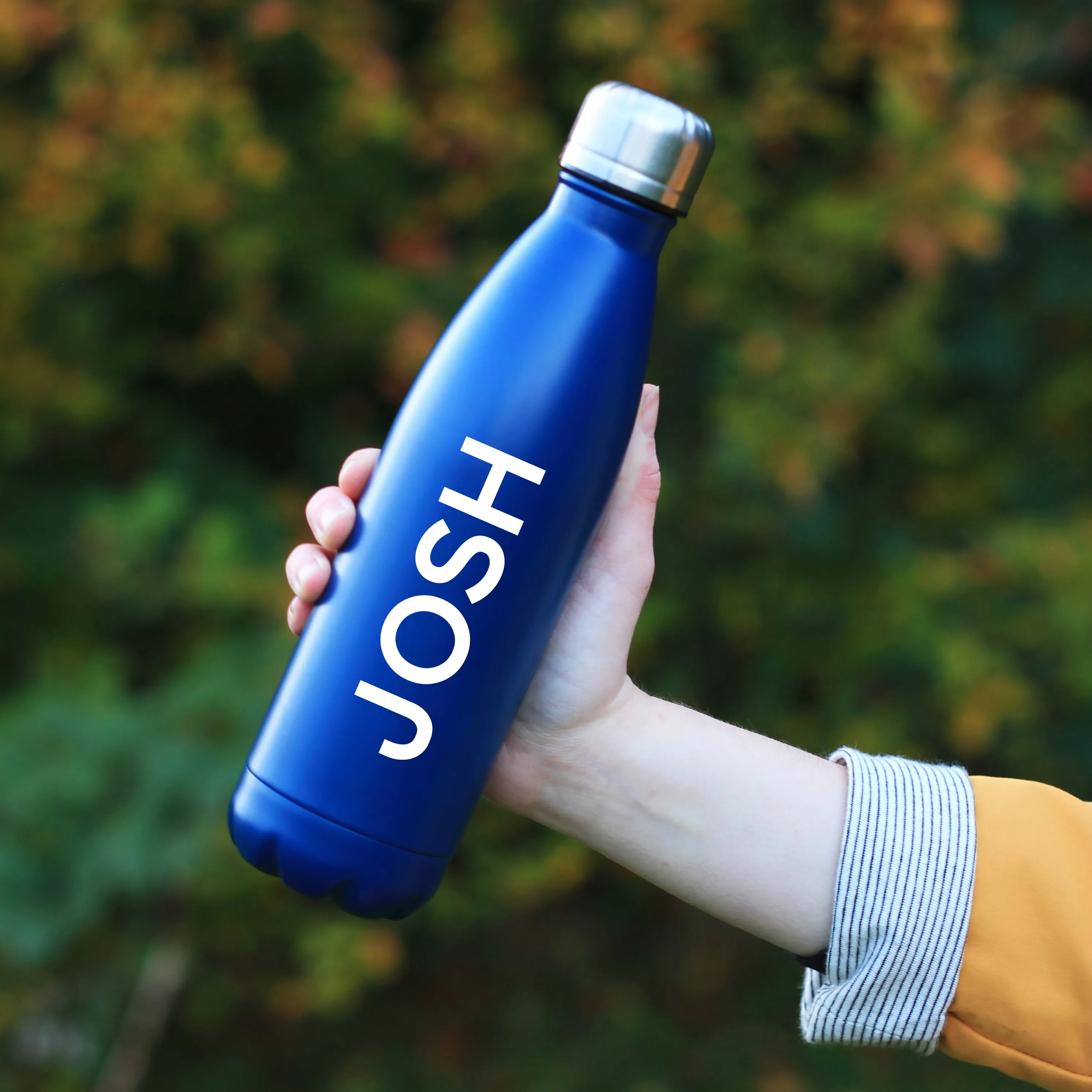 Personalised Unisex 500ml Insulated Stainless Steel Bottle