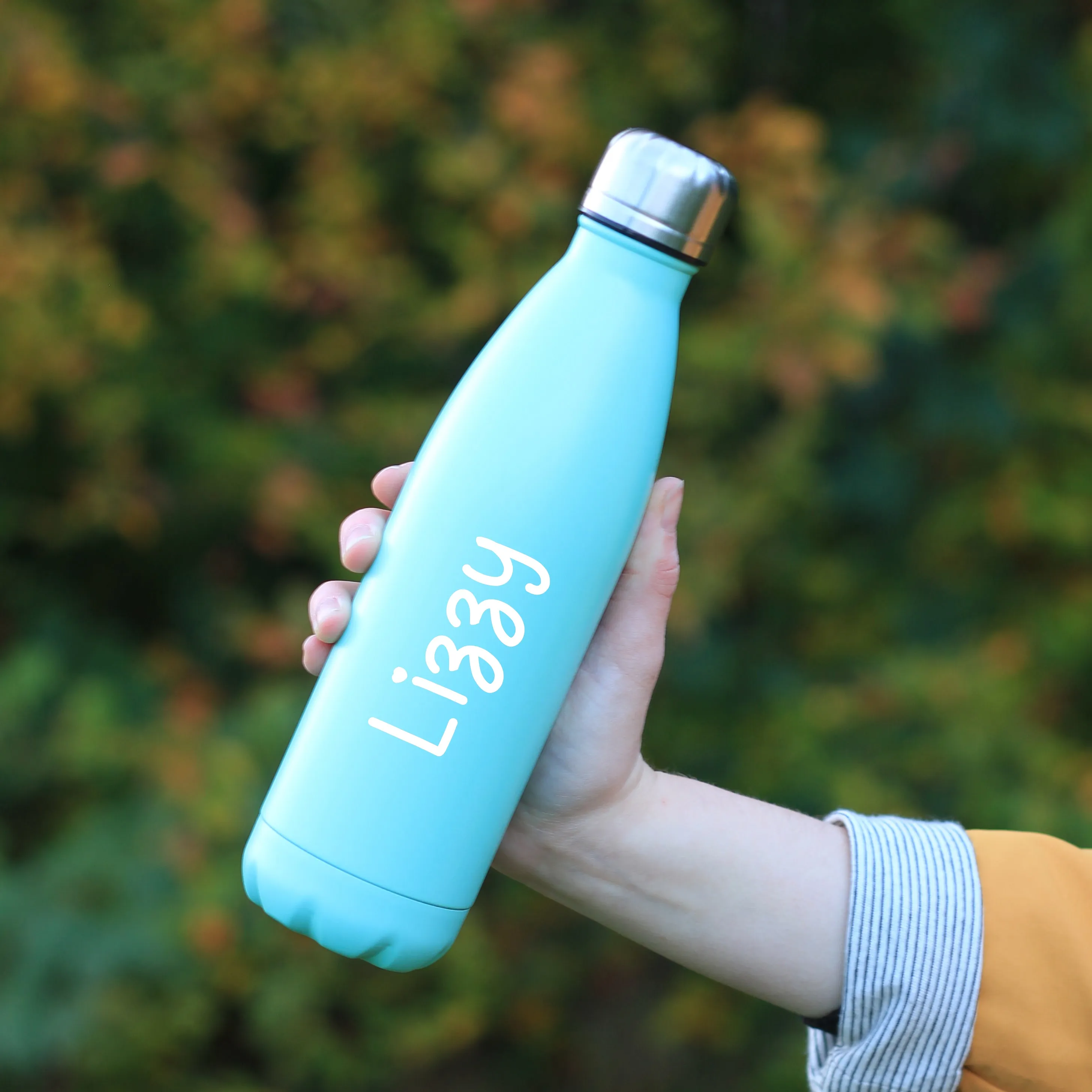 Personalised Unisex 500ml Insulated Stainless Steel Bottle